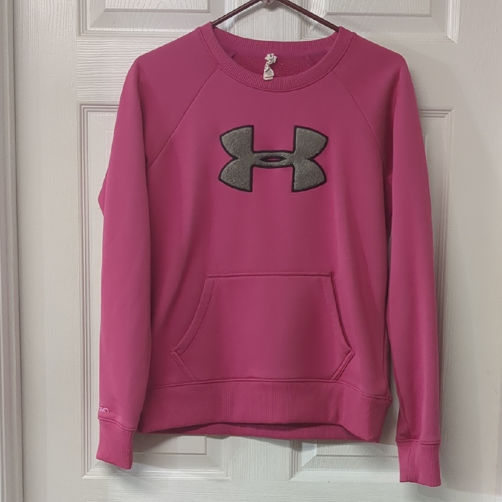 Under Armour Women's Pink Crew Neck Sweater